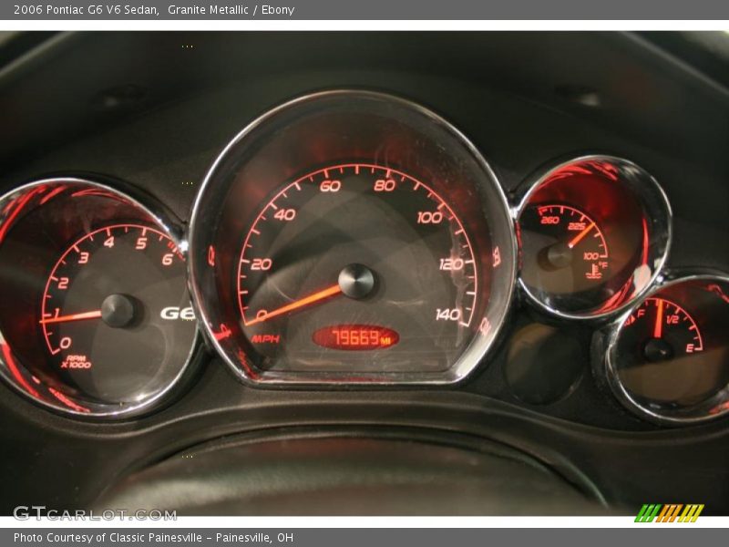 Granite Metallic / Ebony 2006 Pontiac G6 V6 Sedan