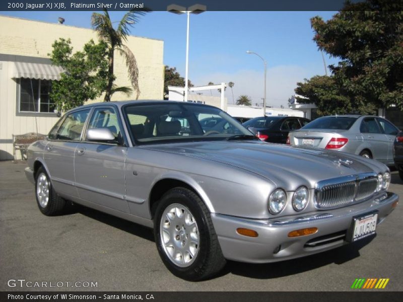 Platinum Silver / Oatmeal 2000 Jaguar XJ XJ8