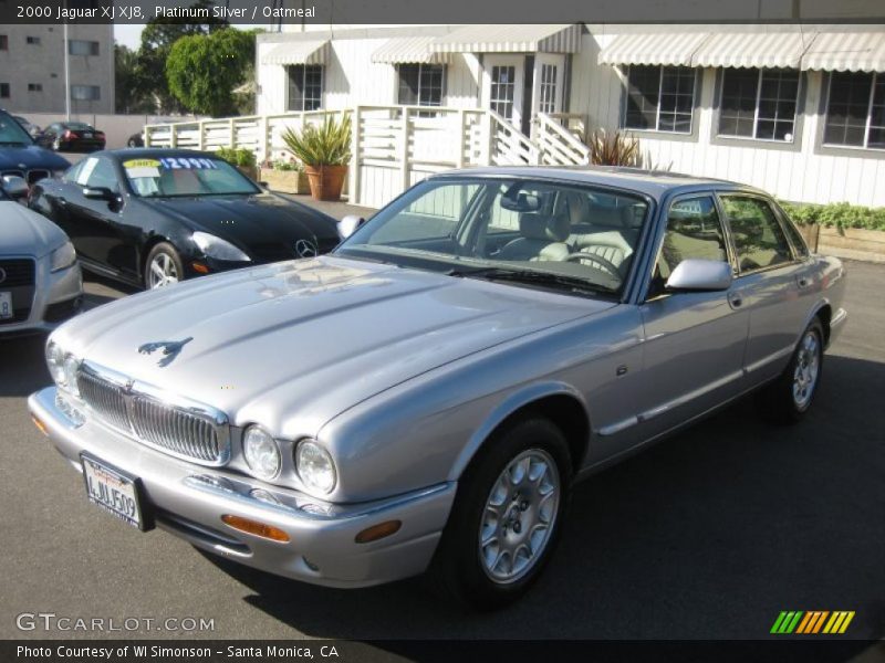 Platinum Silver / Oatmeal 2000 Jaguar XJ XJ8