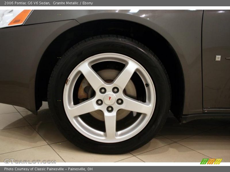 Granite Metallic / Ebony 2006 Pontiac G6 V6 Sedan