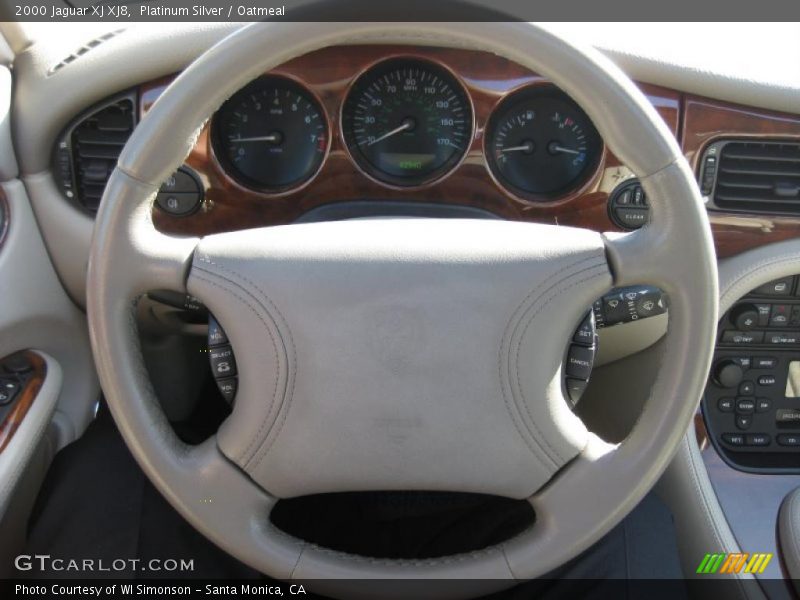 Platinum Silver / Oatmeal 2000 Jaguar XJ XJ8