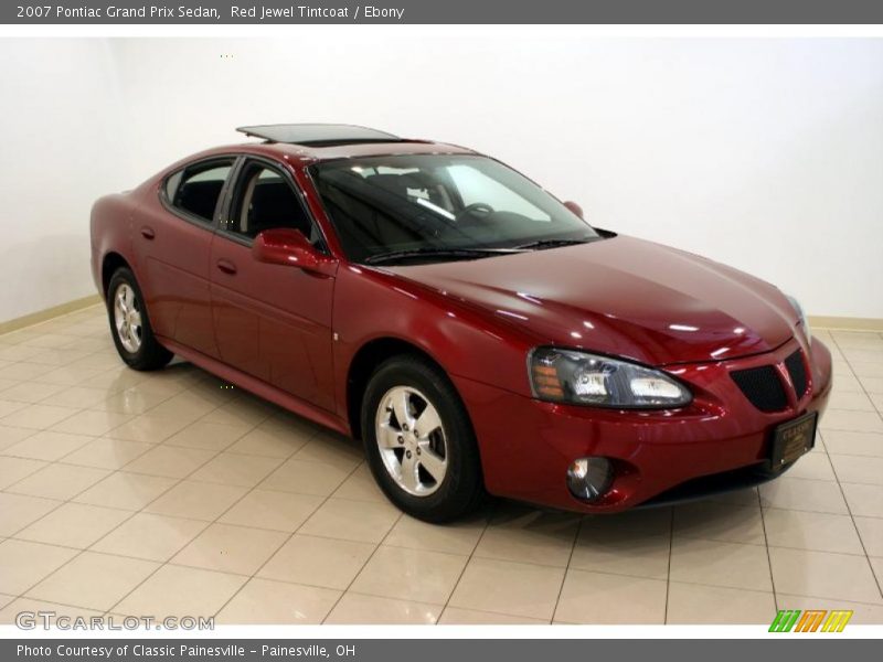 Red Jewel Tintcoat / Ebony 2007 Pontiac Grand Prix Sedan