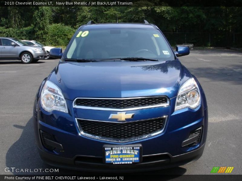 Navy Blue Metallic / Jet Black/Light Titanium 2010 Chevrolet Equinox LT