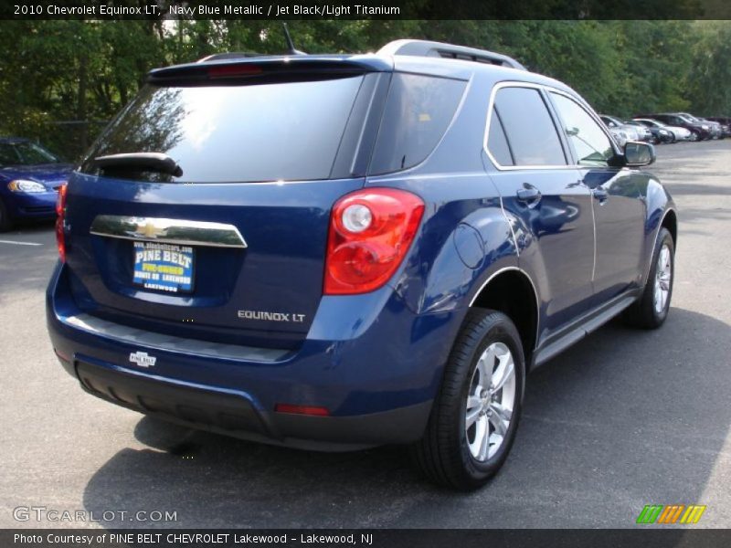 Navy Blue Metallic / Jet Black/Light Titanium 2010 Chevrolet Equinox LT