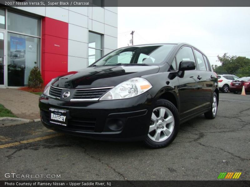 Super Black / Charcoal 2007 Nissan Versa SL