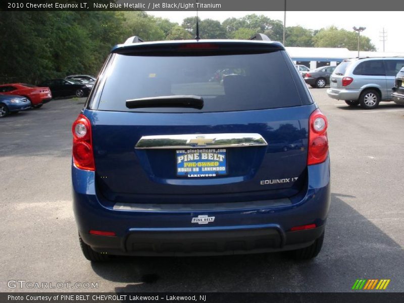 Navy Blue Metallic / Jet Black/Light Titanium 2010 Chevrolet Equinox LT
