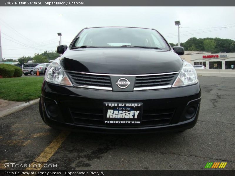 Super Black / Charcoal 2007 Nissan Versa SL