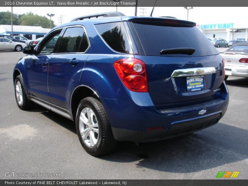 Navy Blue Metallic / Jet Black/Light Titanium 2010 Chevrolet Equinox LT