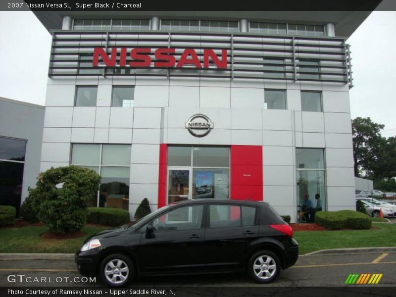 Super Black / Charcoal 2007 Nissan Versa SL