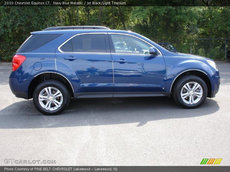 Navy Blue Metallic / Jet Black/Light Titanium 2010 Chevrolet Equinox LT