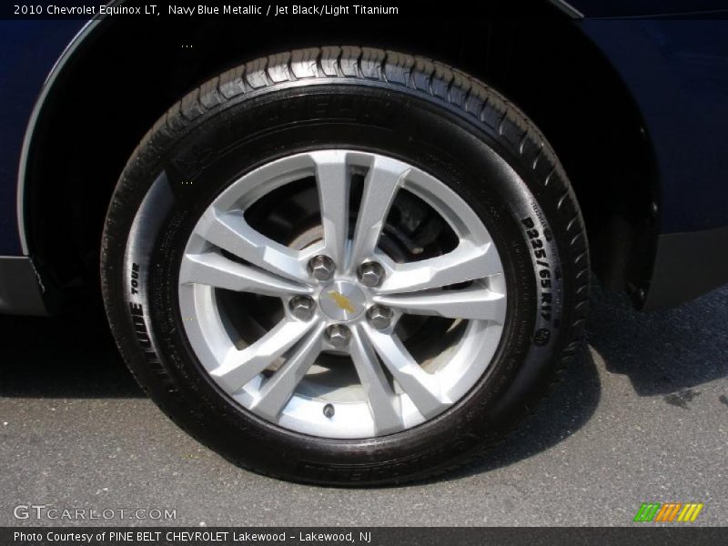 Navy Blue Metallic / Jet Black/Light Titanium 2010 Chevrolet Equinox LT