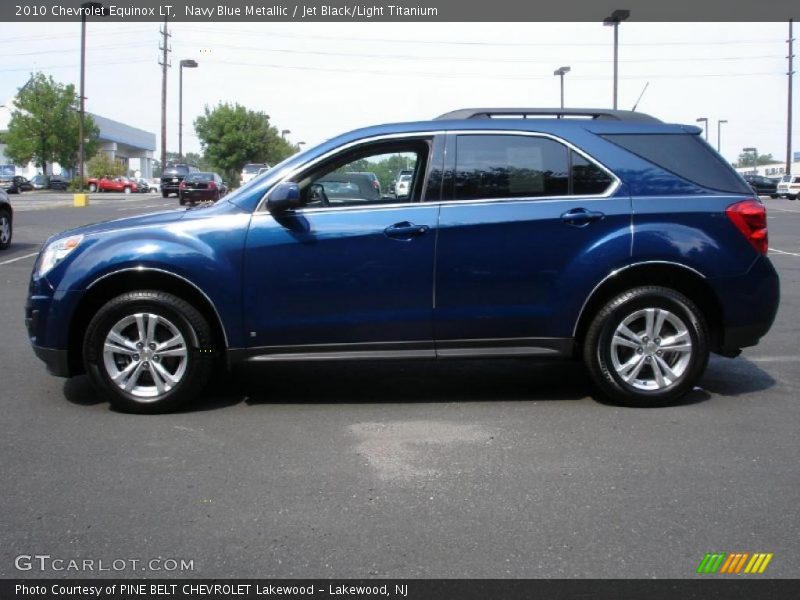 Navy Blue Metallic / Jet Black/Light Titanium 2010 Chevrolet Equinox LT