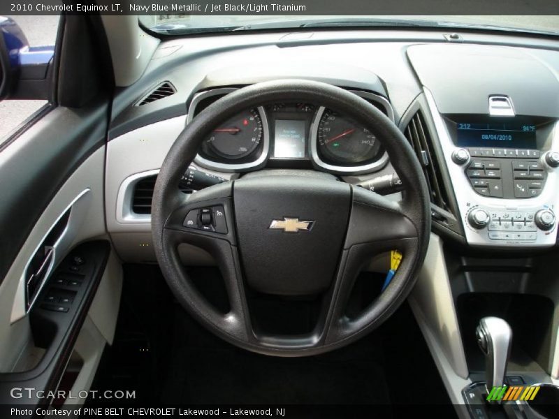 Navy Blue Metallic / Jet Black/Light Titanium 2010 Chevrolet Equinox LT