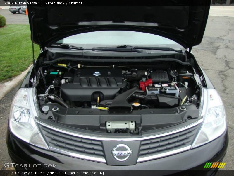 Super Black / Charcoal 2007 Nissan Versa SL