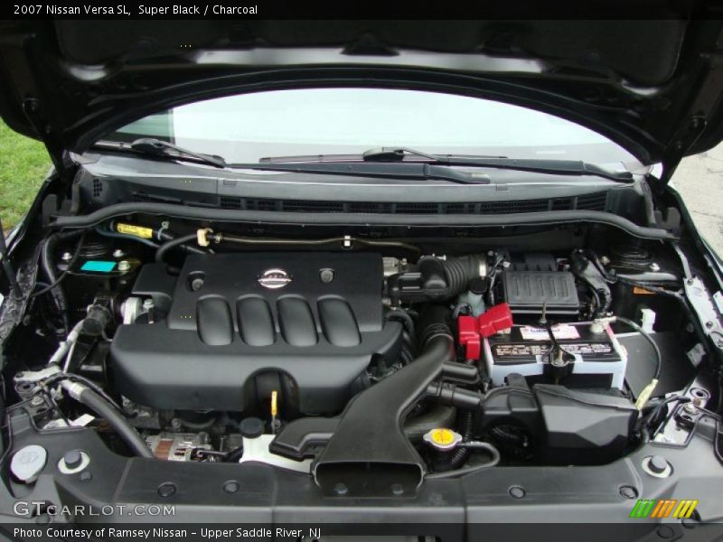 Super Black / Charcoal 2007 Nissan Versa SL