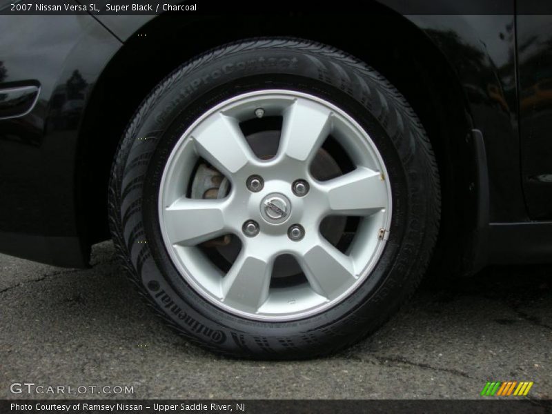 Super Black / Charcoal 2007 Nissan Versa SL