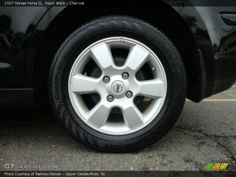 Super Black / Charcoal 2007 Nissan Versa SL