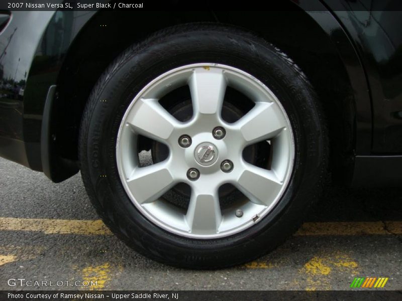 Super Black / Charcoal 2007 Nissan Versa SL