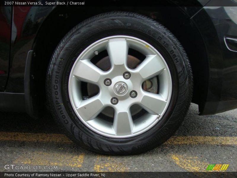 Super Black / Charcoal 2007 Nissan Versa SL