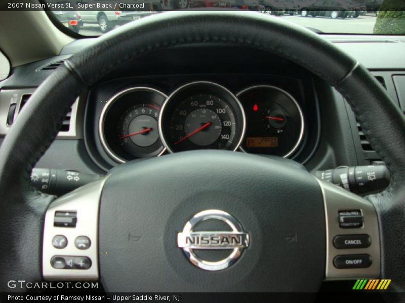 Super Black / Charcoal 2007 Nissan Versa SL
