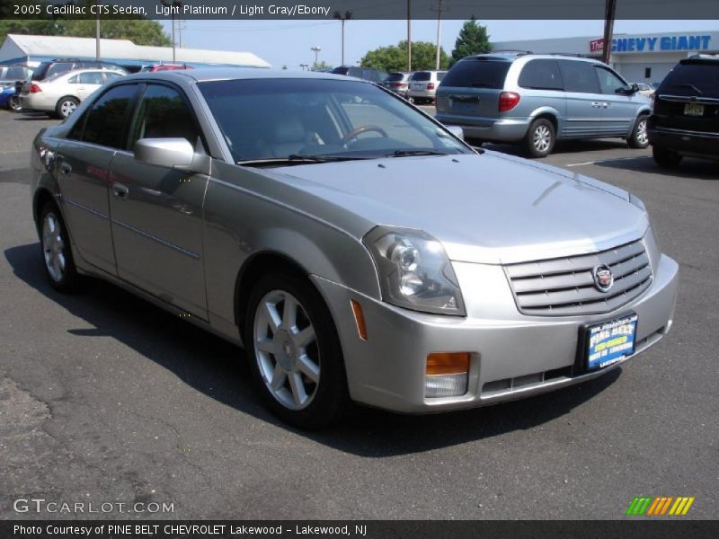 Light Platinum / Light Gray/Ebony 2005 Cadillac CTS Sedan
