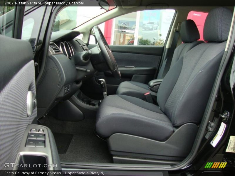 Super Black / Charcoal 2007 Nissan Versa SL