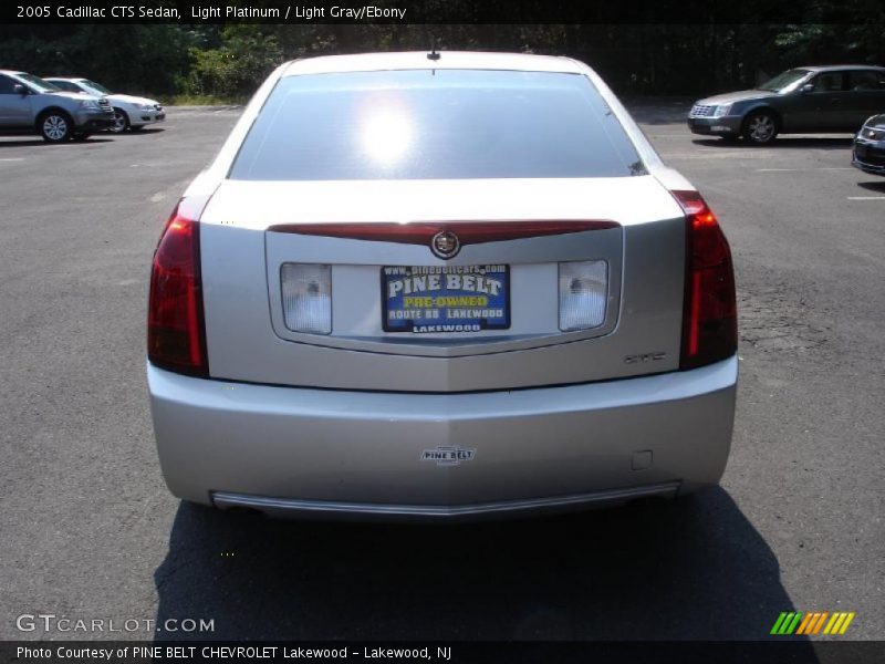 Light Platinum / Light Gray/Ebony 2005 Cadillac CTS Sedan