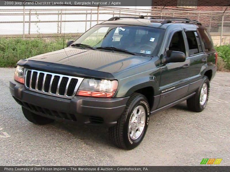 Everglade Pearlcoat / Agate 2000 Jeep Grand Cherokee Laredo 4x4