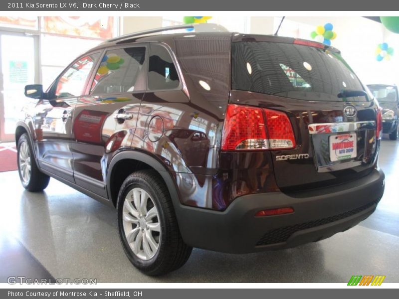 Dark Cherry / Black 2011 Kia Sorento LX V6