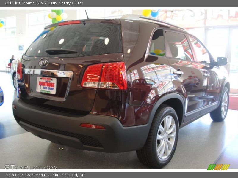 Dark Cherry / Black 2011 Kia Sorento LX V6