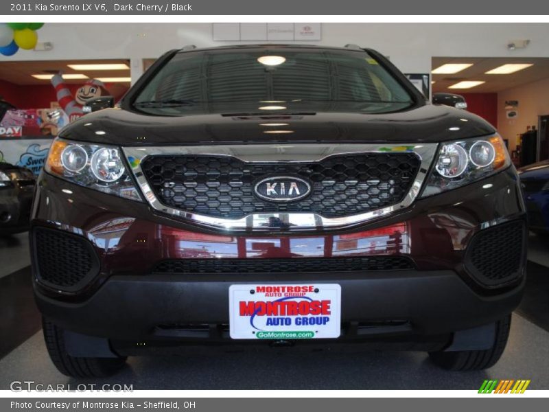 Dark Cherry / Black 2011 Kia Sorento LX V6