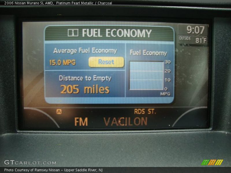 Platinum Pearl Metallic / Charcoal 2006 Nissan Murano SL AWD
