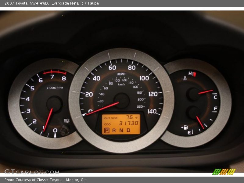 Everglade Metallic / Taupe 2007 Toyota RAV4 4WD