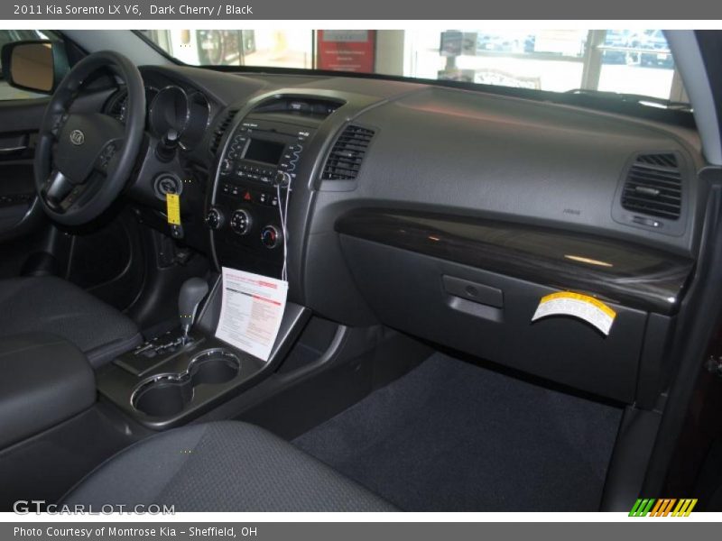 Dark Cherry / Black 2011 Kia Sorento LX V6