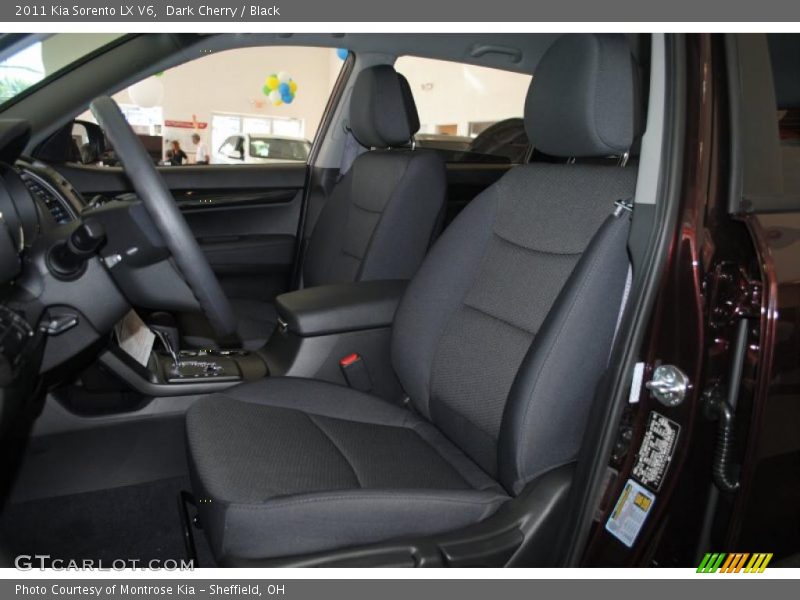 Dark Cherry / Black 2011 Kia Sorento LX V6