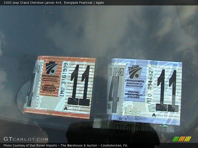 Everglade Pearlcoat / Agate 2000 Jeep Grand Cherokee Laredo 4x4