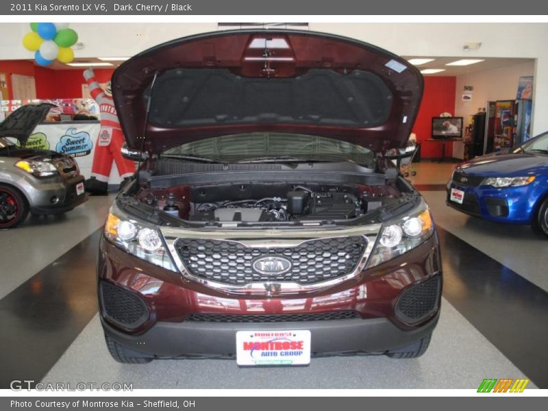 Dark Cherry / Black 2011 Kia Sorento LX V6