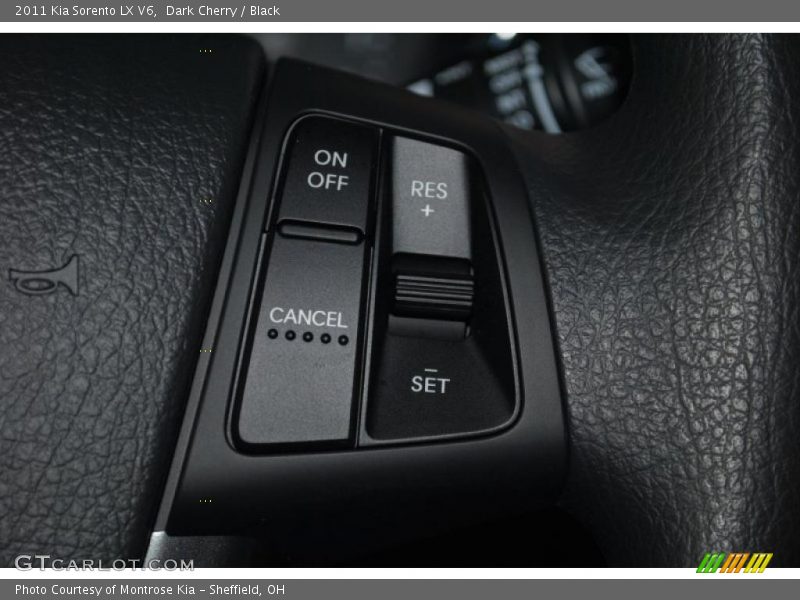 Dark Cherry / Black 2011 Kia Sorento LX V6