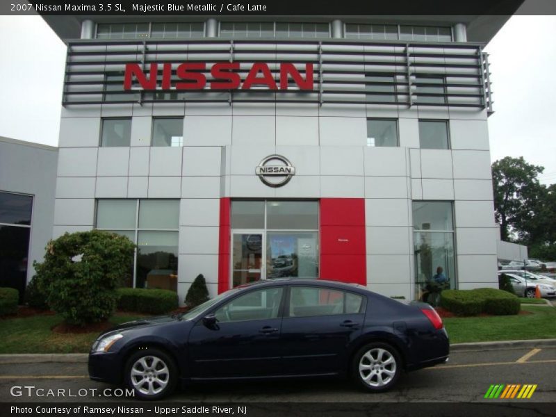 Majestic Blue Metallic / Cafe Latte 2007 Nissan Maxima 3.5 SL
