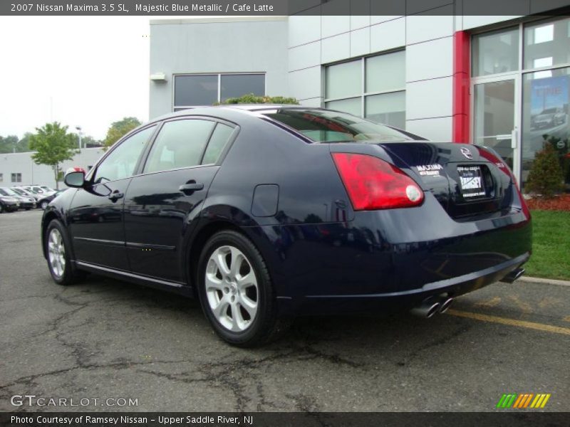 Majestic Blue Metallic / Cafe Latte 2007 Nissan Maxima 3.5 SL