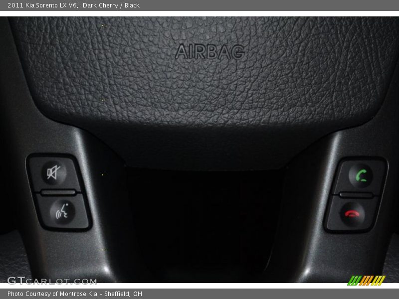 Dark Cherry / Black 2011 Kia Sorento LX V6