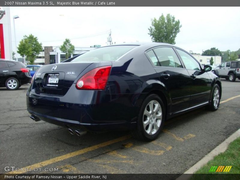 Majestic Blue Metallic / Cafe Latte 2007 Nissan Maxima 3.5 SL