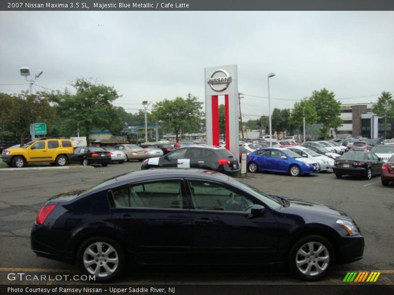 Majestic Blue Metallic / Cafe Latte 2007 Nissan Maxima 3.5 SL