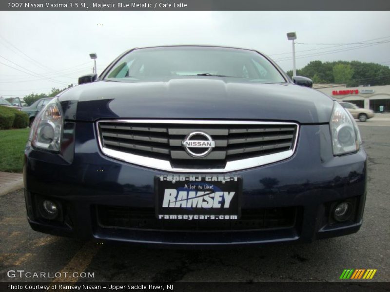 Majestic Blue Metallic / Cafe Latte 2007 Nissan Maxima 3.5 SL