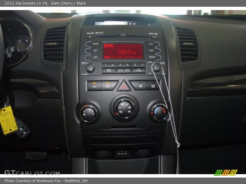 Dark Cherry / Black 2011 Kia Sorento LX V6
