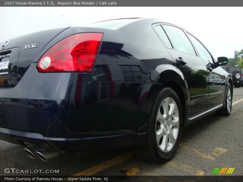 Majestic Blue Metallic / Cafe Latte 2007 Nissan Maxima 3.5 SL