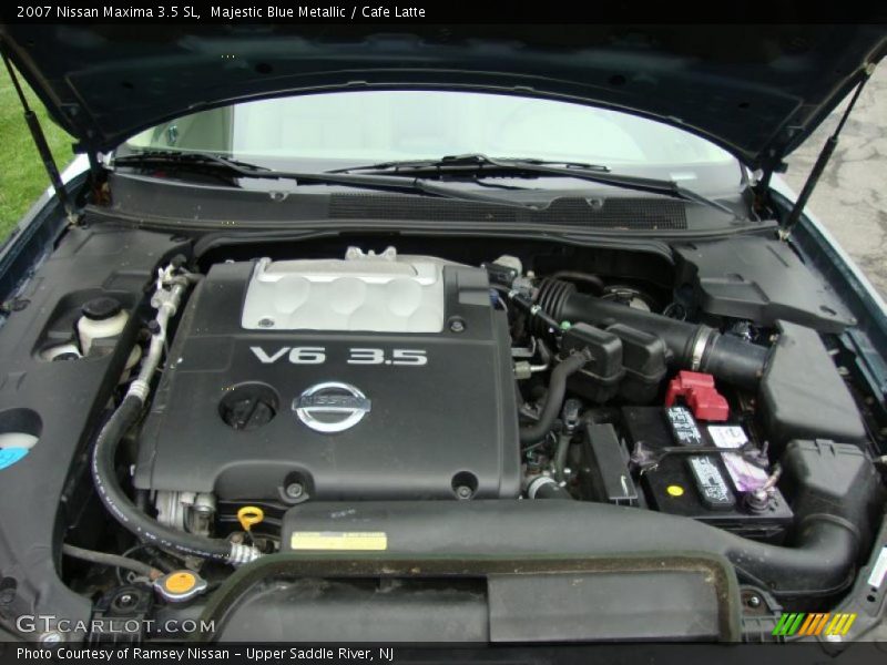 Majestic Blue Metallic / Cafe Latte 2007 Nissan Maxima 3.5 SL