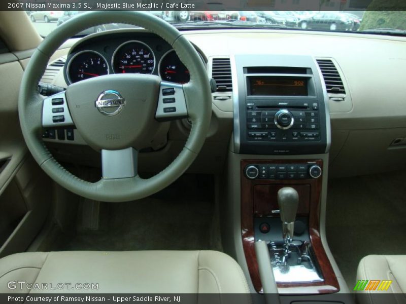 Majestic Blue Metallic / Cafe Latte 2007 Nissan Maxima 3.5 SL