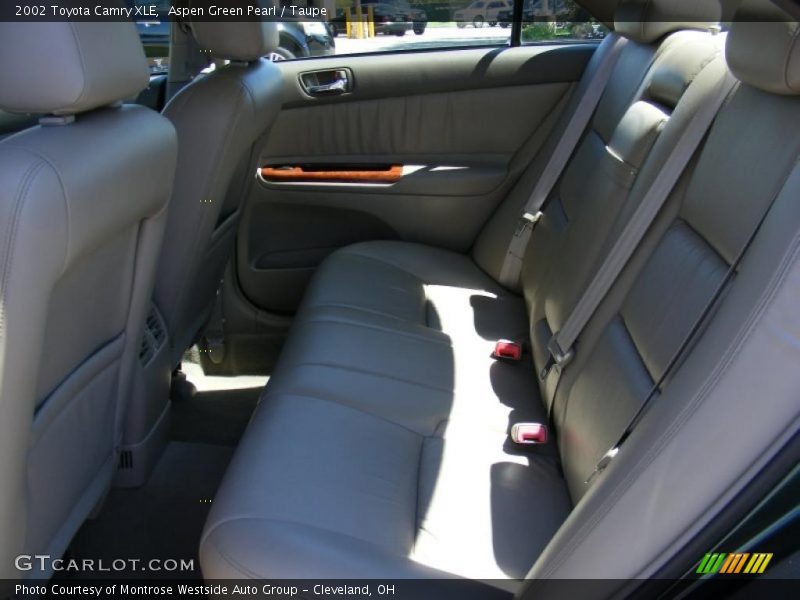 Aspen Green Pearl / Taupe 2002 Toyota Camry XLE