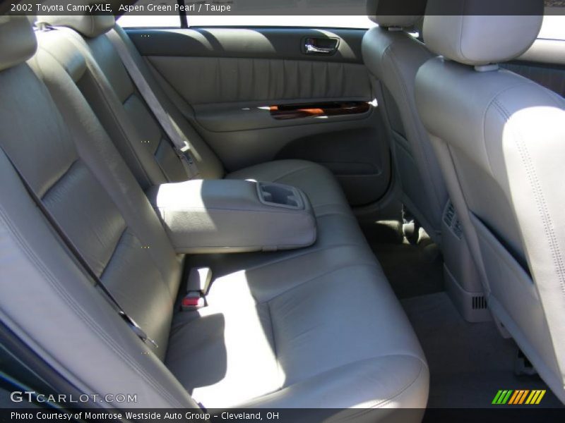 Aspen Green Pearl / Taupe 2002 Toyota Camry XLE